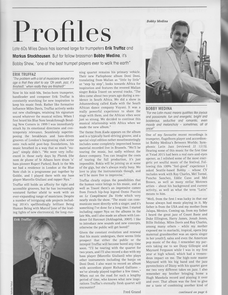 Jazz Journal Interview p.1